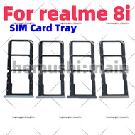 SIM Card Tray For realme 8i Phone Case Slot Holder Cellphone Part