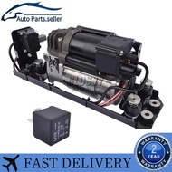 AP03 Air Suspension Compressor Pump+Valve Block+Bracket + Relay For BMW 5er 7er F01 F02 F04 F07 GT F