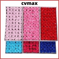 CVMAX 50Pcs Foam Rose, Three Layer Rose Handmade Soap Rose Flower, Creative Wreath Making Realistic 