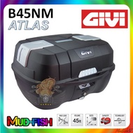 KOTAK GIVI B45 B45NM ATLAS MONOLOCK TOP CASE, BOX 45L (BLACK)