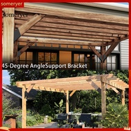 someryer|  Weather-proof Pergola Bracket Pergola Bracketpergola Bracket Stainless Steel 45-degree Pe