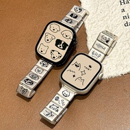 【特卖】适用iwatch表带苹果S10小猫咪金属小米10手环红米watch6手表带S11xiangjieee1.my20251226