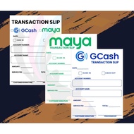 GCash Paymaya Transaction Slips