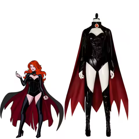 Madelyne Pryor Cosplay Costume Goblin Queen Roleplay outfit Female Black Superhero Jumpsuit For Hall