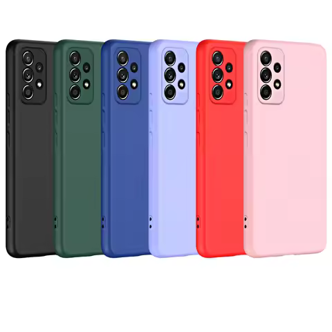 For Samsung Galaxy A23 Case Samsung Galaxy A13 A14 A23 A24 A25 A33 A34 A53 A54 5G Case Liquid Silico