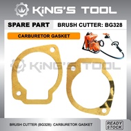 BG328 BRUSH CUTTER: CARBURETOR GASKET/ SPARE PART MESIN RUMPUT BG328 T328