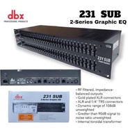 terbaru equalizer dbx 231 plus sub / dbx 231 + sub / dbx 231 sub grade
