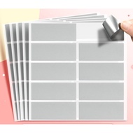 Scratch Silver Sticker Rectangle Adhesive Scratch off labels