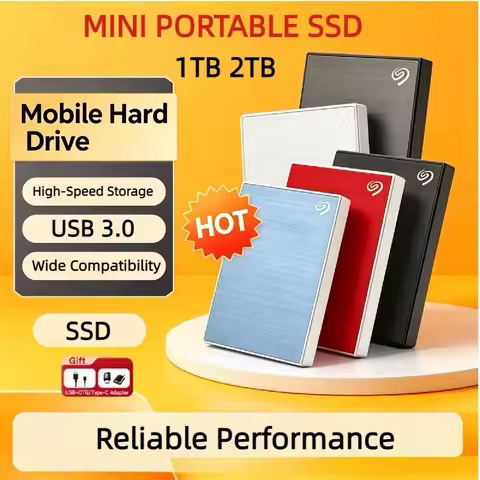 For Seagate 2026 New 1TB External Solid State Hard Drive 2TB USB3.0 High Speed Portable SSD Hard Dis