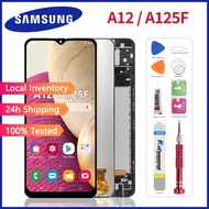 A12 Lcd For Samsung Galaxy A12 A125 (Original) LCD Display Touch Screen Digitizer Assembly Replaceme