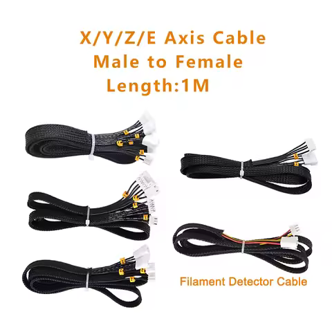X/Y/Z/E Axis Motor And Limit Switch Extension Cable Filament Detector Length 1M Cables For Ender-3 E