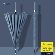 24 Bones Golf Umbrella Weather Resistant Heavy Duty Umbrella 115cm Large Size Umbrellas 高尔夫伞 Payung