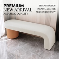 Extra Long Shoe Bench with Backrest​ - Multi-Functional Sitting & Lying Bench for Entryway, Bed End 