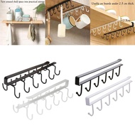 [lzdjlmy2ua] 2 Pieces Mug Hooks Under Cabinet Multifunctional Hanging Under Shelf Coffee Mug