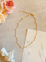 Youth _ 小珍珠細緻優雅頸鏈