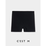 CEST M High Elasticity Cotton Knitted Short Pants Triangle Cup Fashionable Casual Wide Leg Pants Nat