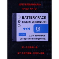 NP-BD1 FD1 Battery for Sony TX1 T700 T500 T200 t90 T77 Camera Charger