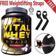 Whey Protein Halal - Vital Whey 2kg/4.41lbs 100% Whey Isolate With 24g Protein 67 Servings - Fast Mu