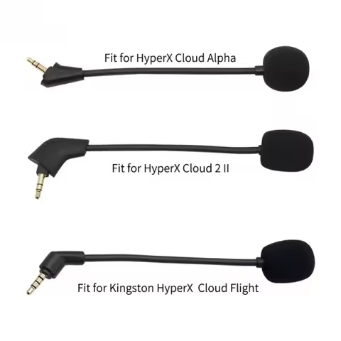 Headsets Microphone for Kingston HyperX Cloud Alpha S 2 II X Core Pro Cloud Flight Cloud9 Edition Ga
