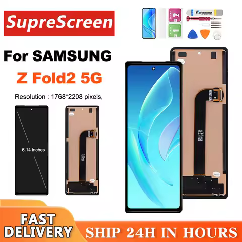 TFT Fold2 Display For Samsung Z Fold 2 F916 F916B LCD Display Touch Screen Digitizer Assembly For Sa