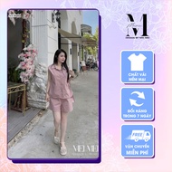 Women's Set Shirt and Youthful Dynamic Shorts Meistore 68 ST18404