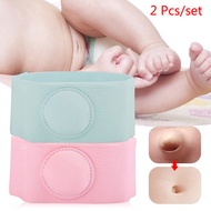 2Pcs Umbilical Hernia Therapy Belt Breathable Elastic Cotton Strap For Children