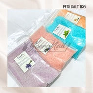 Pedicure salt 1KG Aromatherapy bath salt aroma menipedi salt pedicure pedi salt