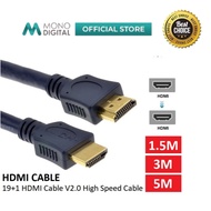 19+1 HDMI CABLE HD CABLE V2.0 / V2.1 HIGH SPEED HIGH QUALITY 3D FULL HD 1080P SUPPORT 4K & 3D COPPER