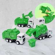 Garbage Truck Toy with Multi Movable Parts Lorry Mainan Lori Sampah Trucks Toys Sanitation Truck Rec