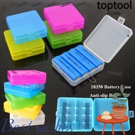 TOPTOOL 18650 Battery Box, Coloful Plastic Battery , High Quality 4 AA AA Anti-slip Rechargeable Bat