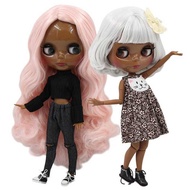 ICY DBS Blyth Doll Toy blyth joint body super black skin bjd 30cm for DIY custom doll anime girls