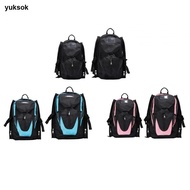 yuksok Roller Skate Backpack Skate Accessories Organizer Skate Shoes Storage Bag