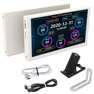 TURZX 5 นิ้ว USB Type-C รองหน้าจอ 800*480 IPS LCD คอมพิวเตอร์ CPU GPU RAM HDD Monitor ไม่มี HDMI จอแ