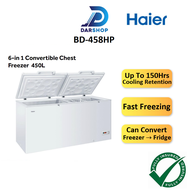 Haier Chest Freezer 450L Peti Freezer Murah Deep Freezer Peti Sejuk Beku Frezer 冷藏箱 BD-458HP