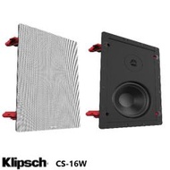 永悅音響 Klipsch CS-16W 崁入式喇叭 (支) 6.5" 聚合物低音揚聲器 全新公司貨