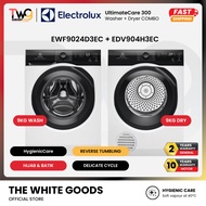 [Secure Delivery] COMBO Electrolux 8KG Front Load Washer EWF8024D3EC + 8KG Electrolux Venting Dryer 
