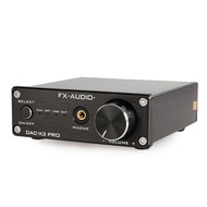 FX-AUDIO DAC-X3PRO USB DAC ESS9023เครื่องขยายเสียงหูฟัง CS8416สนับสนุน ASRC เกียร์ HiFi แบบพกพาถอดรห