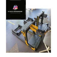 [FULL RIG] SIMMATCH GT1 ALUMINIUM 4080 HIGH PROFILE SIMULATOR SIM RACING STAND FOR LOGITECH THRUSTMA