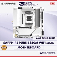 SAPPHIRE PURE B850M WIFI DDR5 AM5 MATX MOTHERBOARD (3 YEARS WARRANTY)