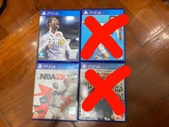 PS4 Games - FIFA 18, NBA 2K18