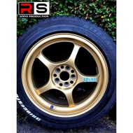 Rim sticker Gramlight sticker 57c rays 4PCS 4 RINGS