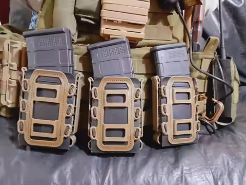 Fast Mag Flexible Molle Pouch for AK 74 47 AR M4 5.56 7.62 Rifle Pistol Magazine Holder