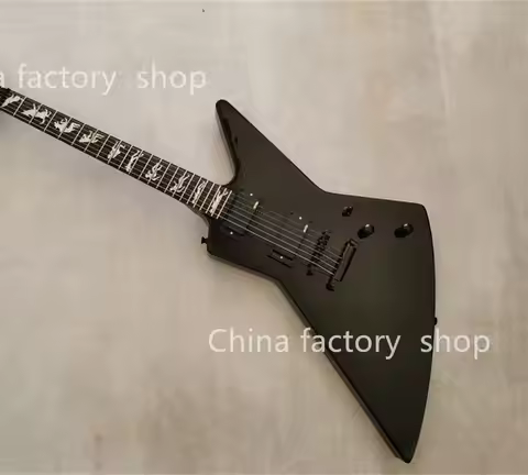 ESP Man Turn Wolf Electric Guitar Active pickup Black solid mahogany fingerboard High quality guitar