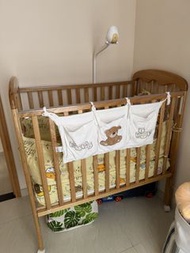 實木嬰兒床連床品