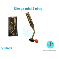 Đèn khò gas mini 2 nòng - Khò ga đôi - Mới 100% - F100
