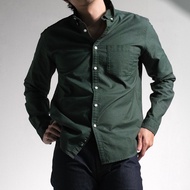 era-won เสื้อเชิ้ต คอปก แขนยาว Oxford Shirt Signature  สี Green