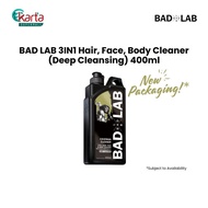 BAD LAB 3-in-1 Hair, Face & Body Cleaner (Deep Cleansing) 400ml