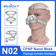 YUWELL Nasal CPAP Mask with Headgear Silicon Gel Cushions for Auto CPAP Bipap Machine Sleep Apnea An