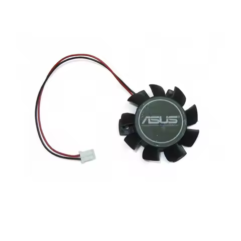 R132 37mm T124010DL Graphics Card Cooler Fan Replacement 32mm 12V 0.10A 2Pin Connector for ASUS HD45