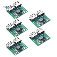 5PCS USB DC- Regulator Charging  Charger Power Supply Module 9V 12V 24V to 5V 3A Dual USB for Car